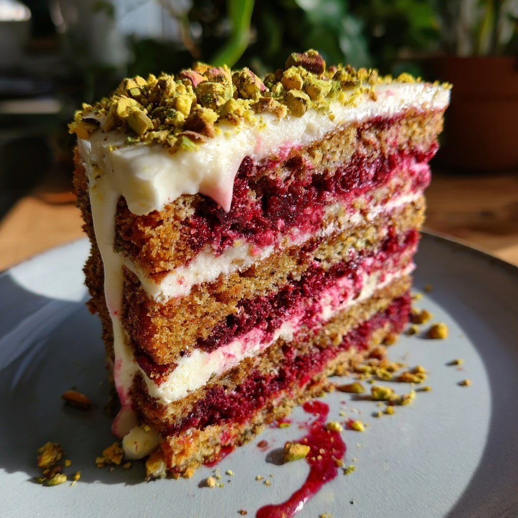 Galentine’s Pistazien Beeren Kuchen