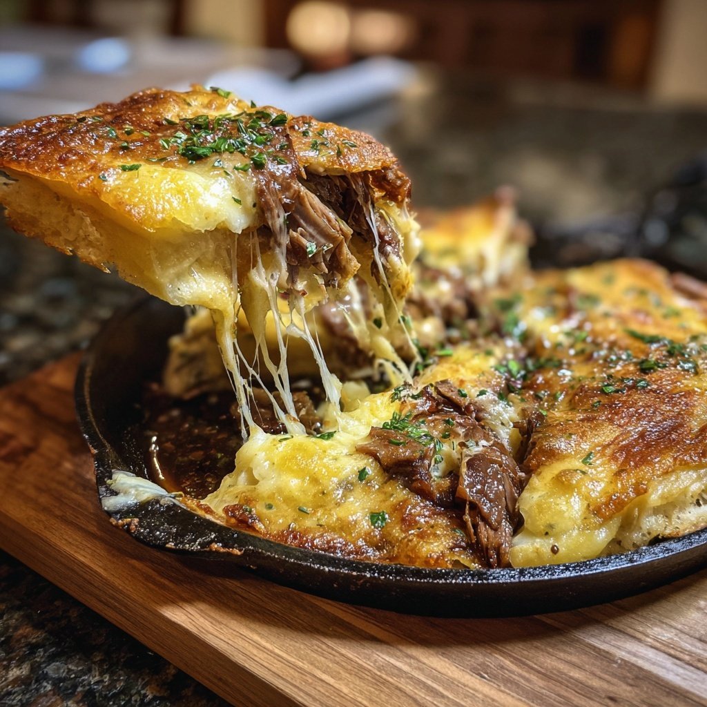 Raclette mit Rinderfilet-Streifen und Kräuterbutter​