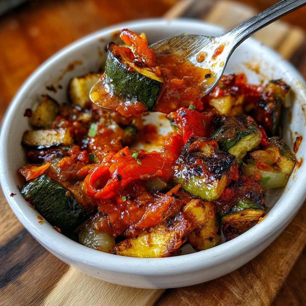 Scharfe Gebratene Gemüse Taco Bowl