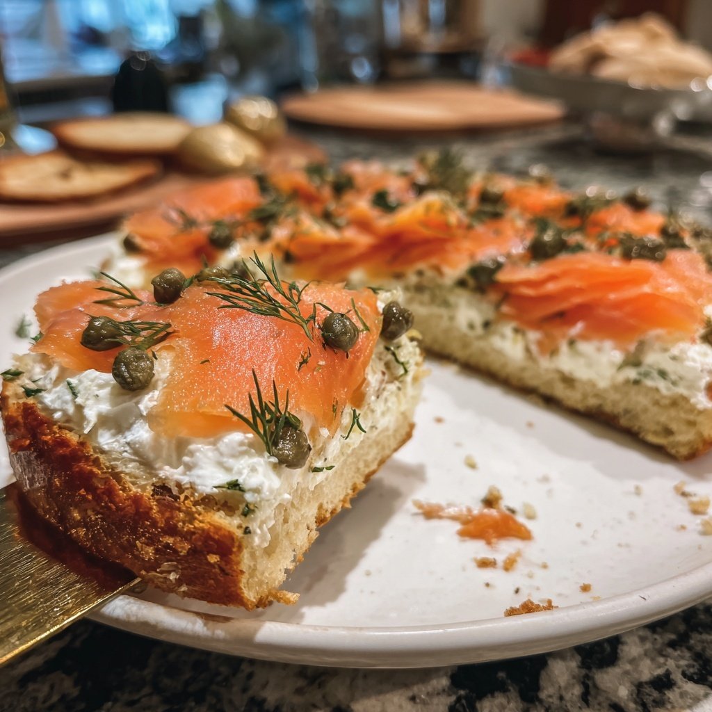 Geräucherter Lachs Appetizer Häppchen