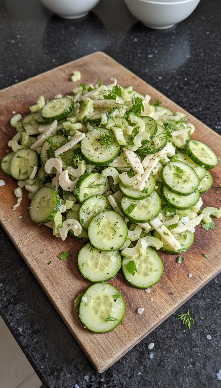 Sellerie Gurken Slaw