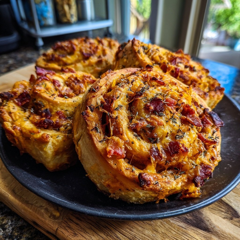 Cheddar Bacon Ranch Schnecken