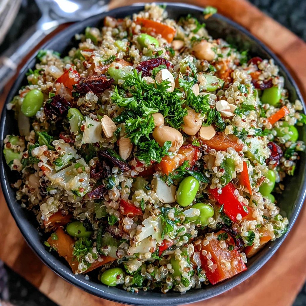 Edamame Quinoa Power Salat