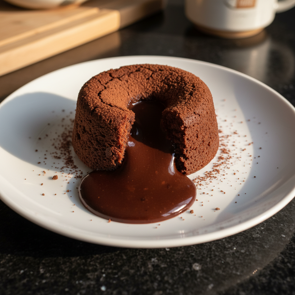 Mini Schokoladen Lava Küchlein