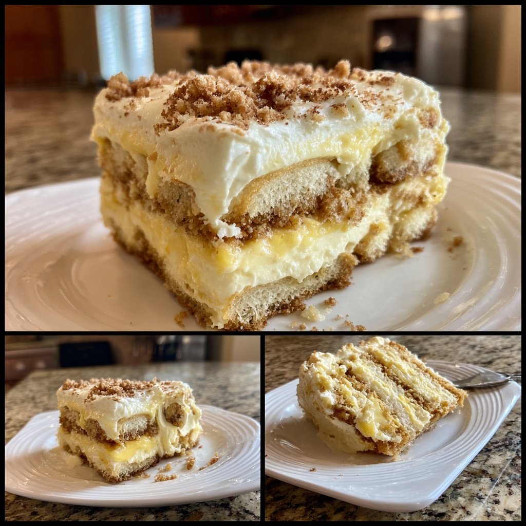 Limoncello Tiramisu mit Mascarpone Creme