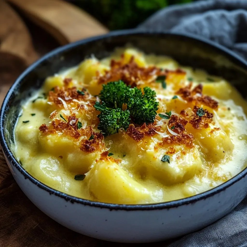 Kartoffel-Brokkoli-Auflauf mit Sahnesauce