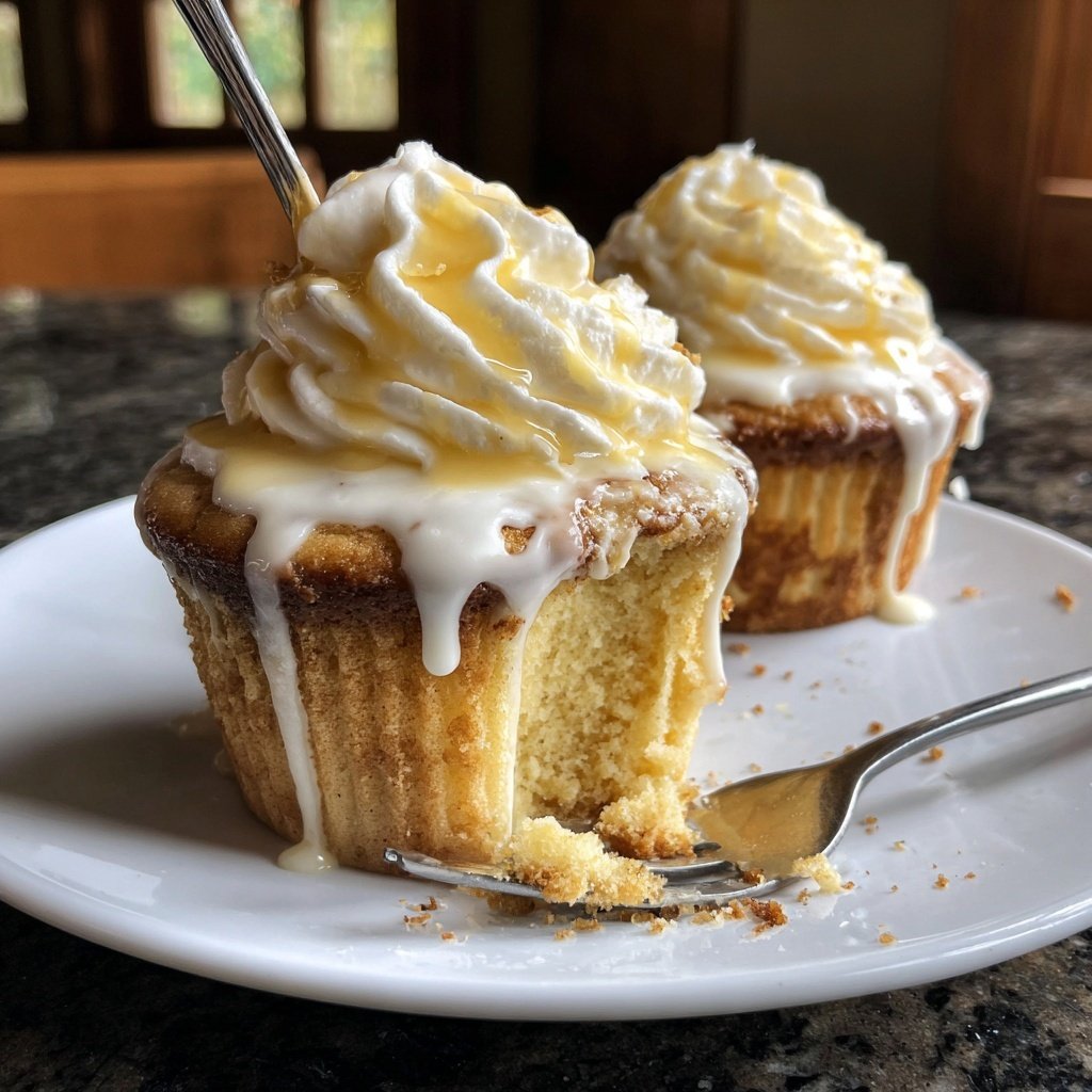 Bananenpudding Cupcake Vergnügen