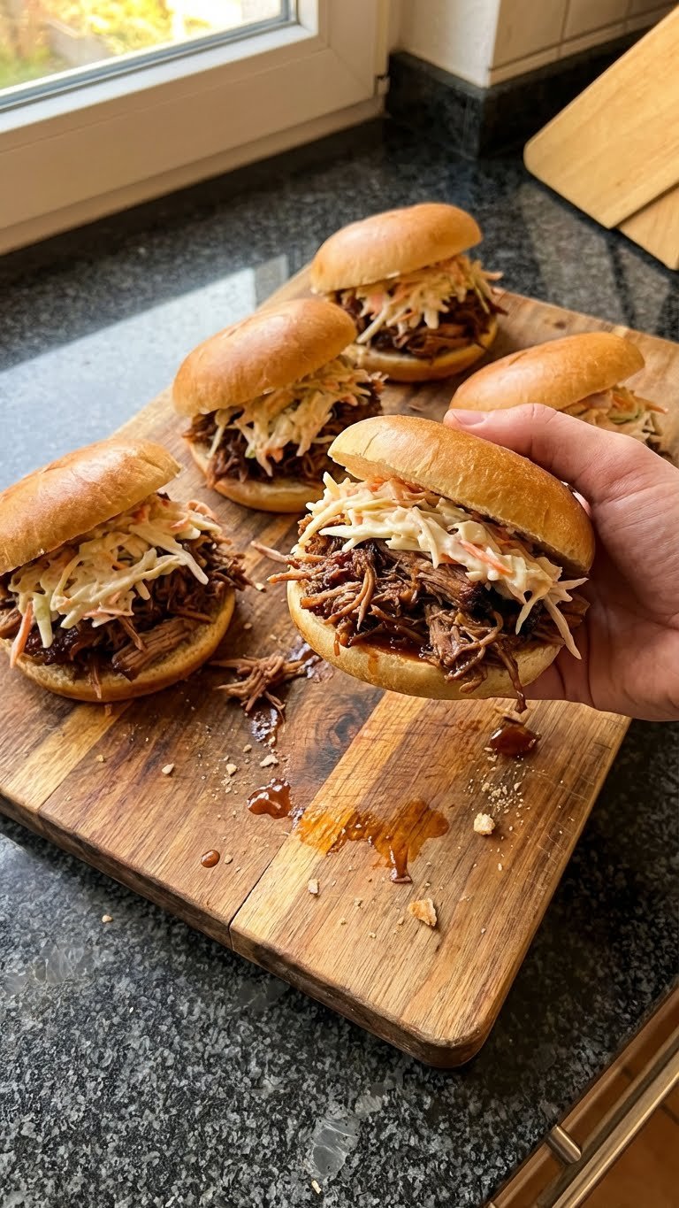 Herzhafte Würzige Pulled Pork Sandwiches