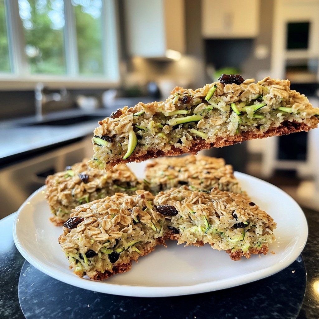 Zucchini Hafer Rosinen Kekse