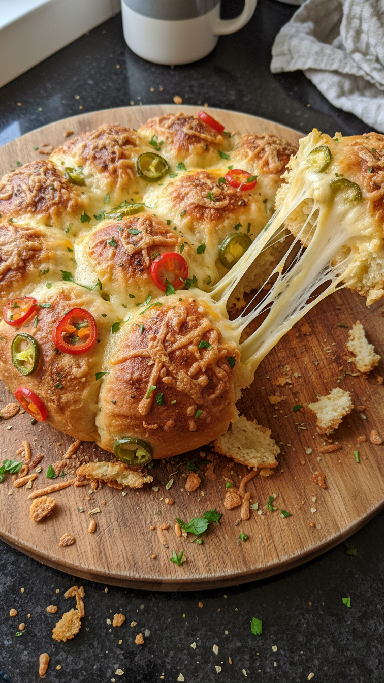 Käsiges Jalapeño Ziehbrot