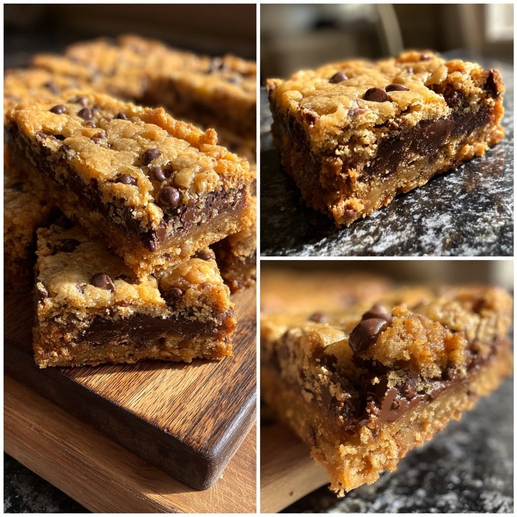 Klebrige Schoko Chip Riegel