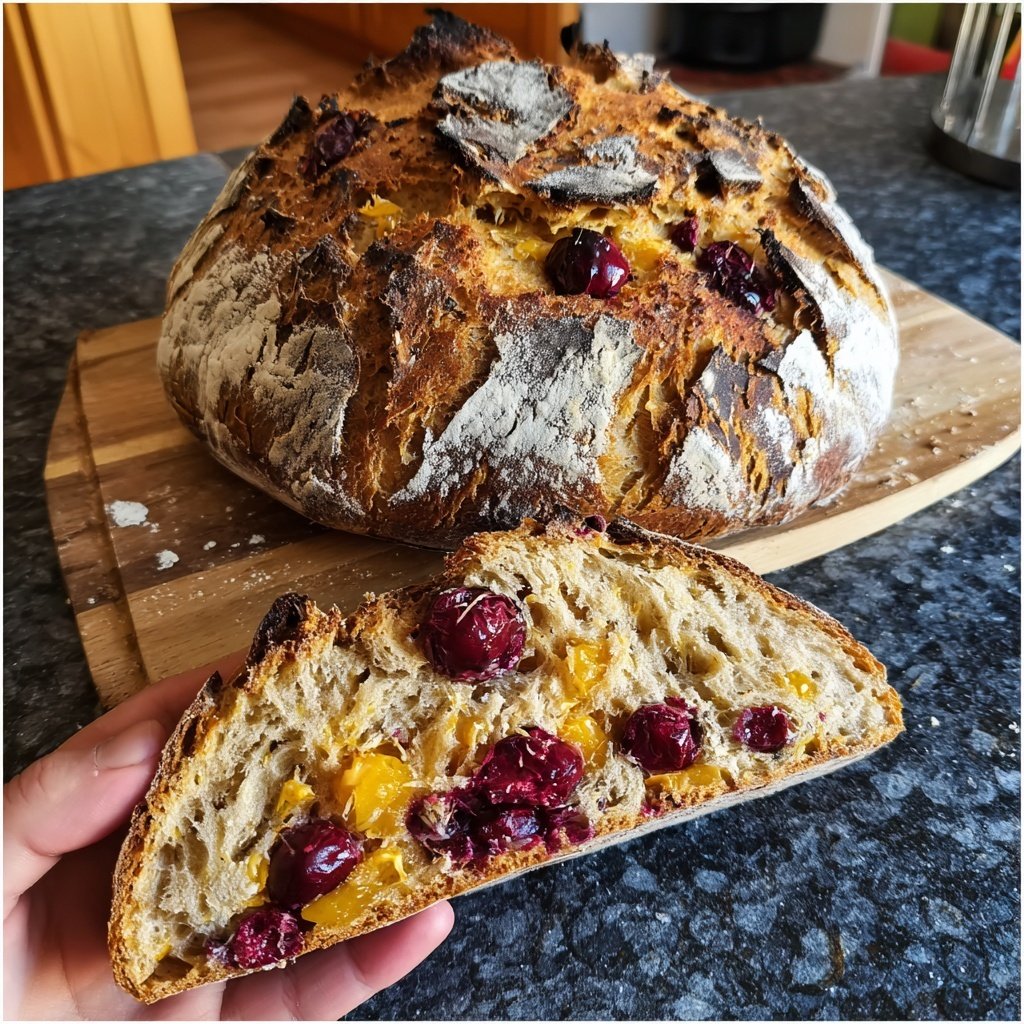 Sommer Beeren Blaubeeren Zitrone Sauerteig Brot