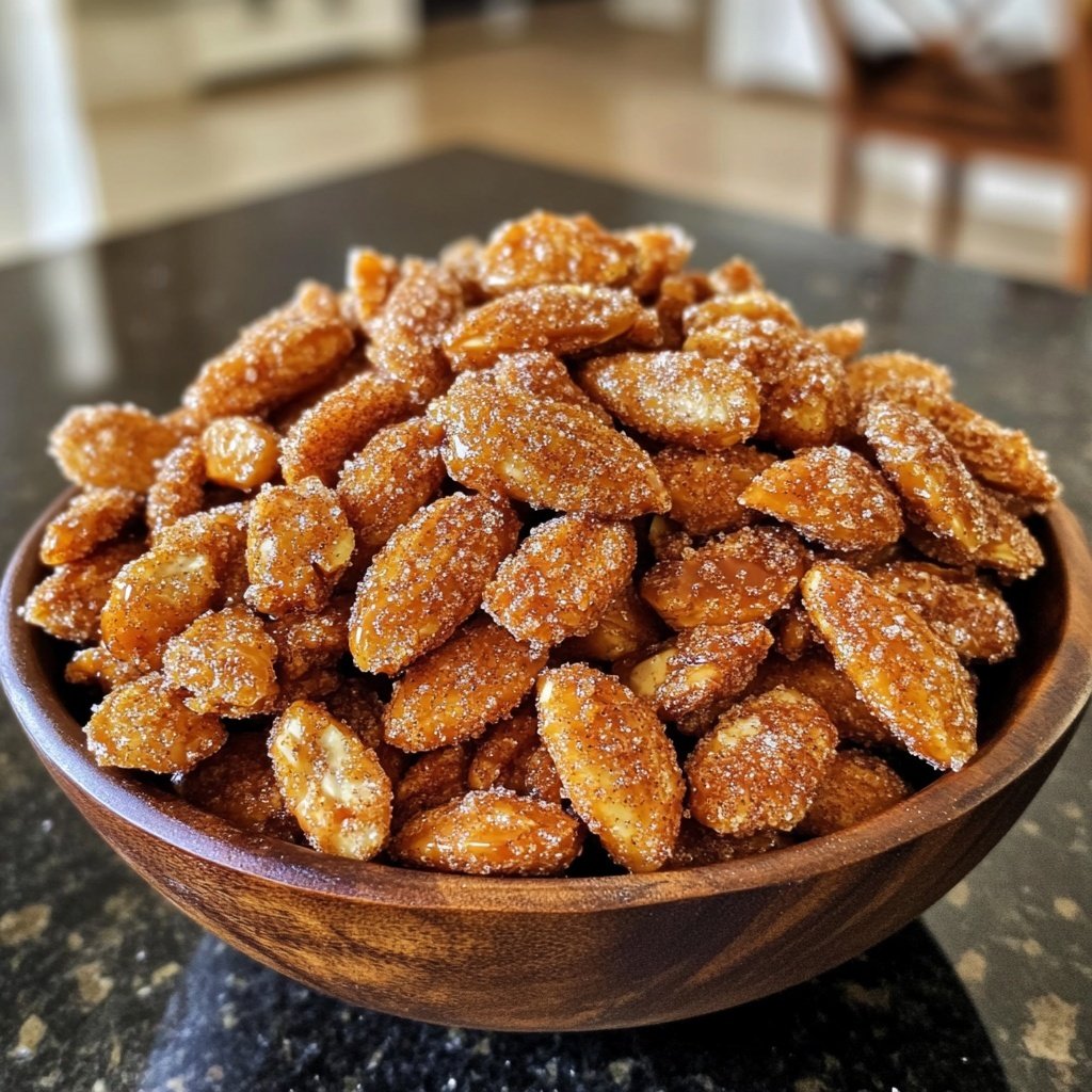 Karamellisierte Zimt-Zucker-Mandeln