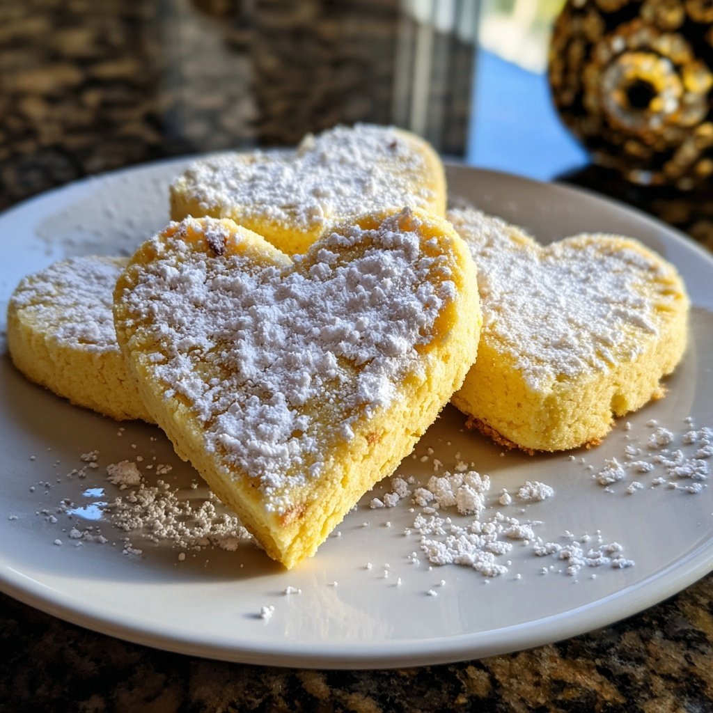 Mandel Plätzchen herzförmig zart