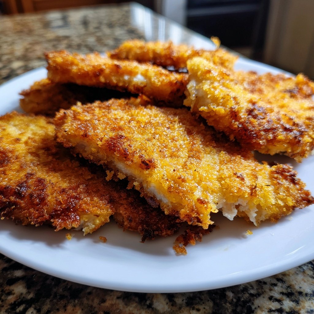 Knuspriges Hähnchenschnitzel