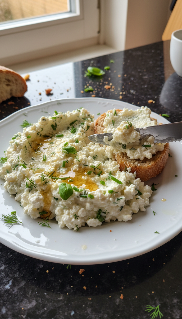 Herzhafter Süßer Hüttenkäse Aufstrich​