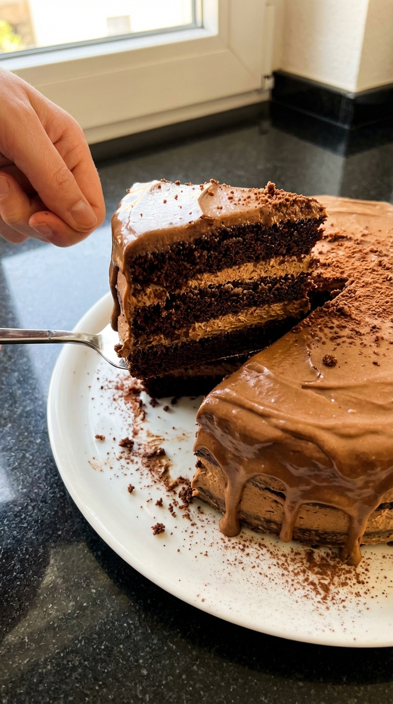 Reiche Mokka Schichttorte