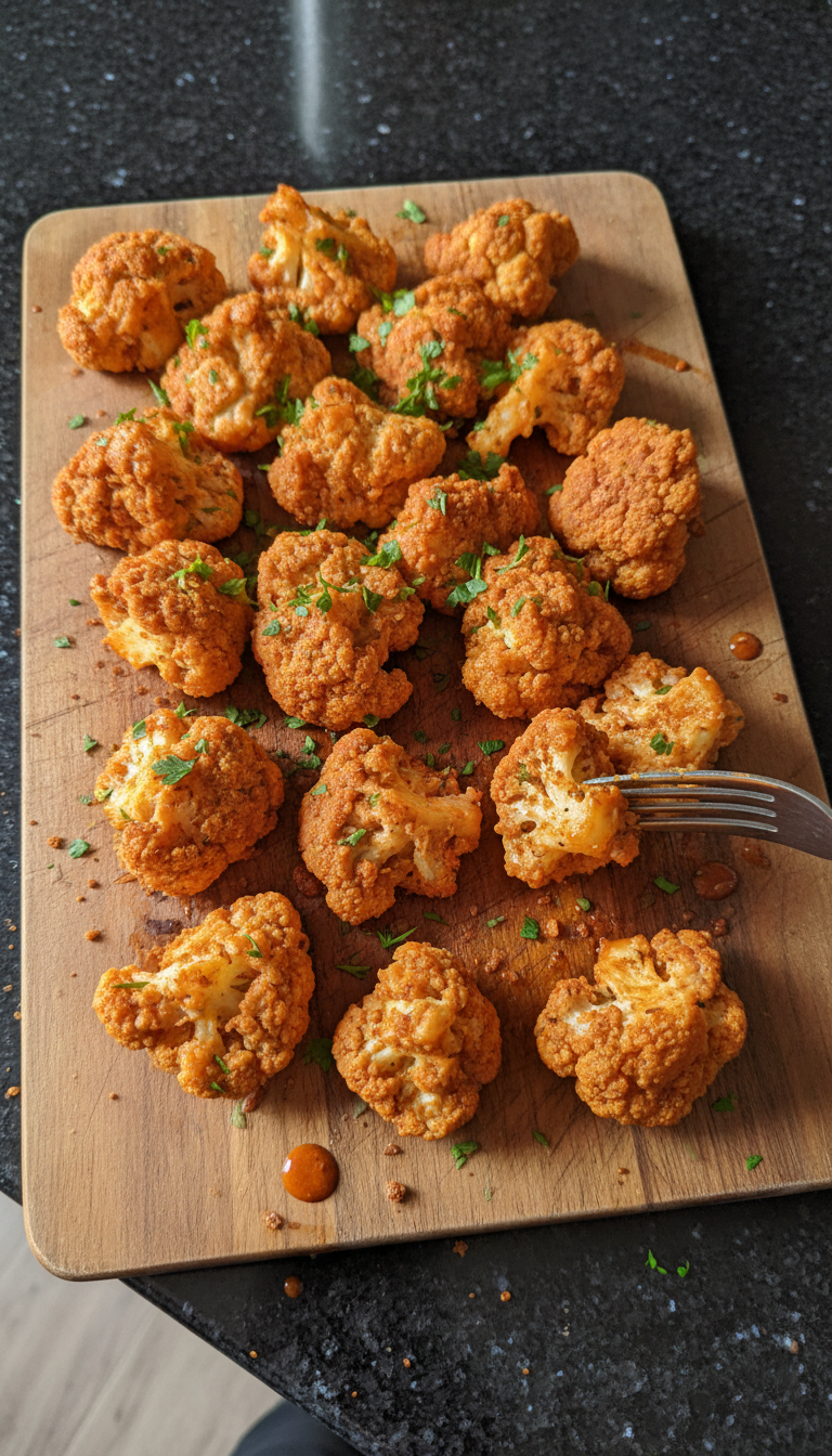 Knusprige Buffalo Blumenkohl Bissen​