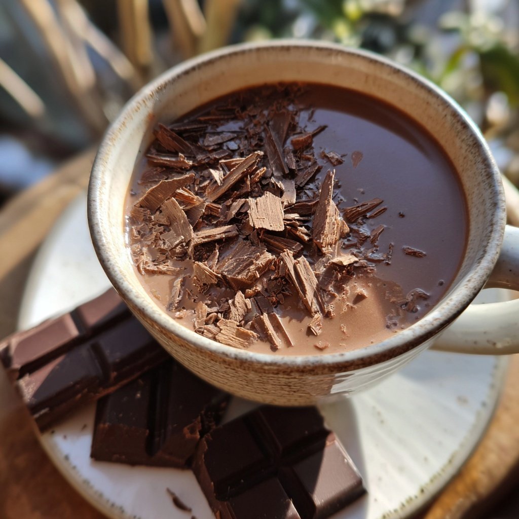 Heiße Schokolade mit Rotwein: das Rezept