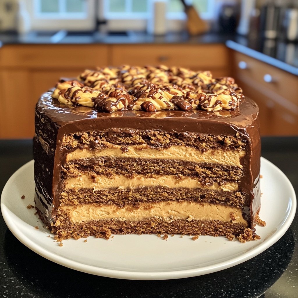 Steinbock Mokka Haselnuss Torte