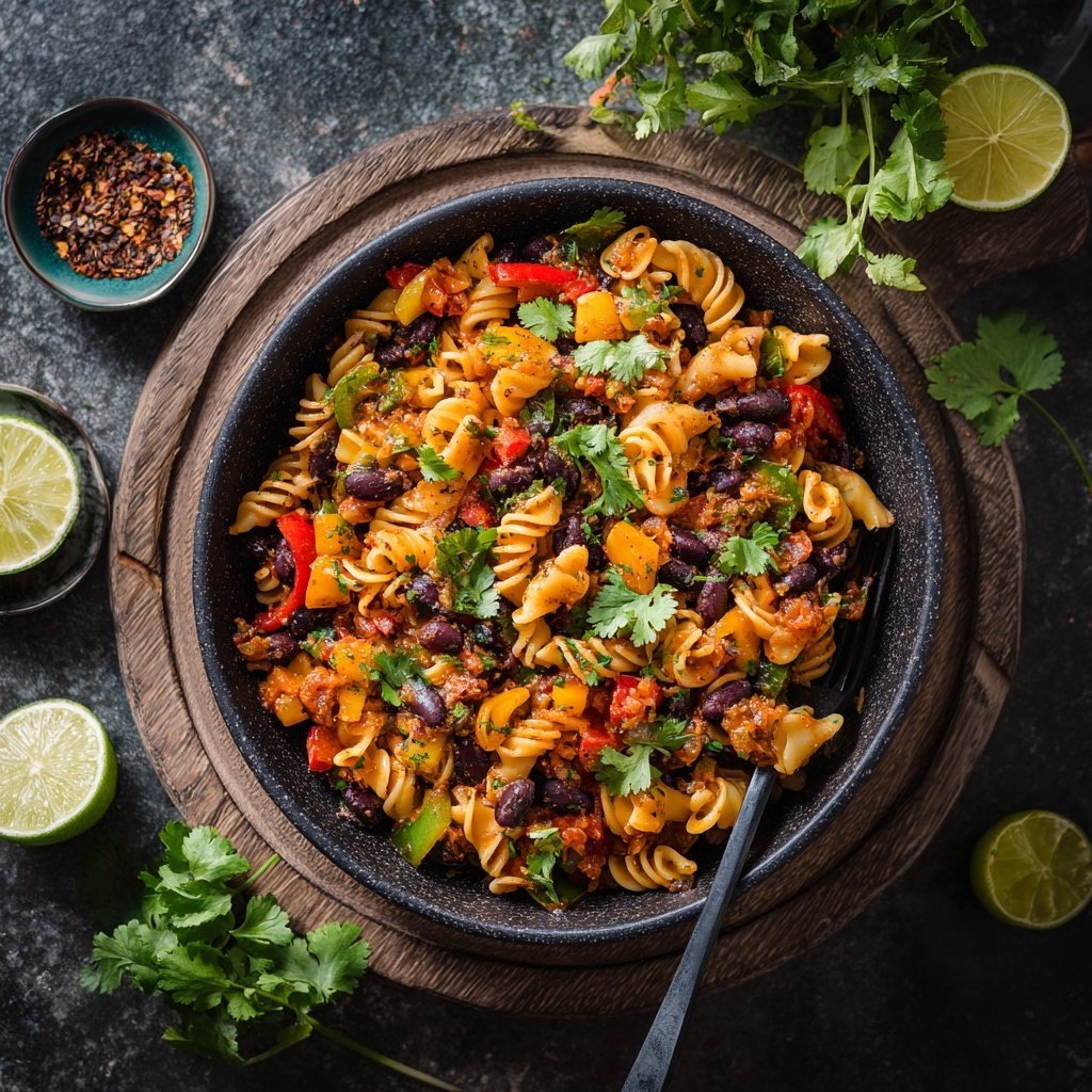 Schneller Taco-Pasta-Salat