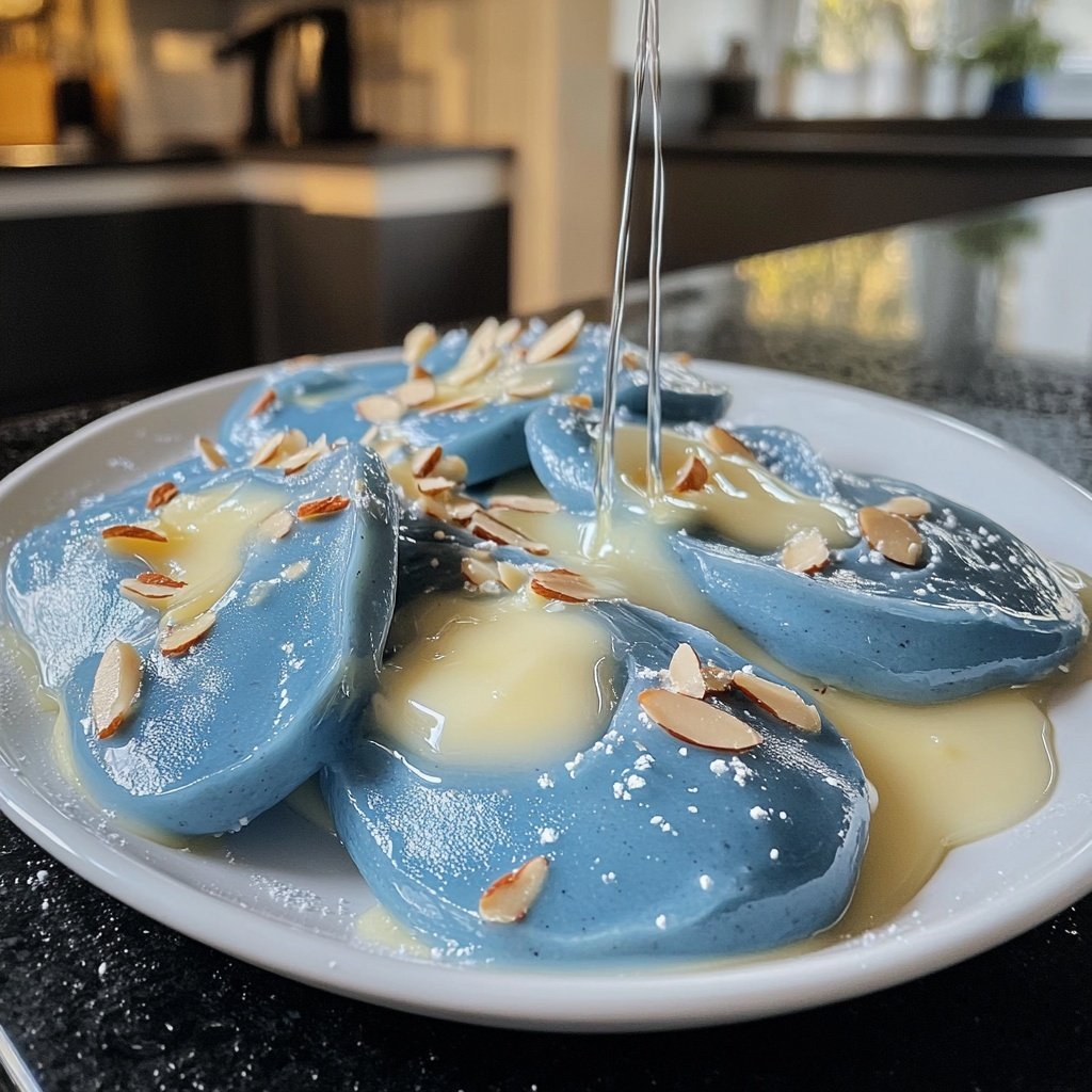 Karpfen blau mit Mandelbutter