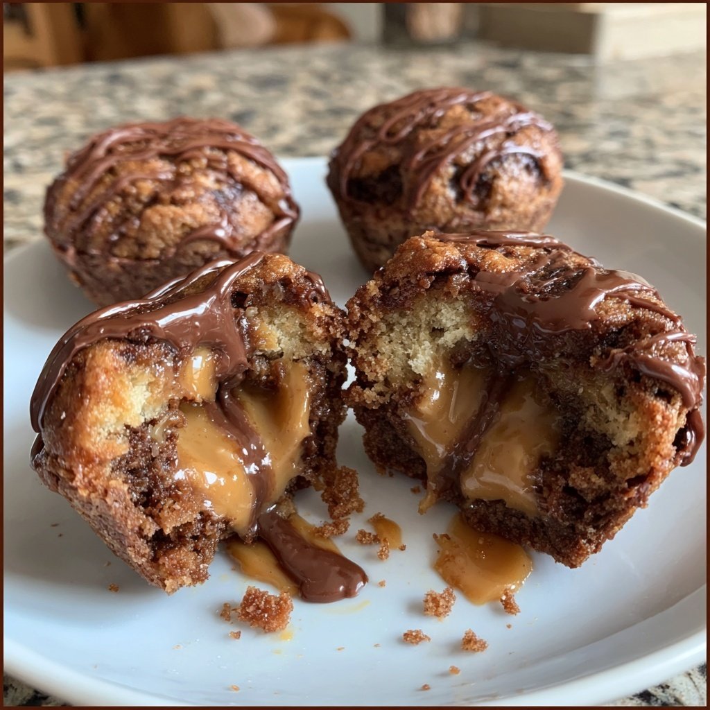 Schoko Erdnussbutter Tassen