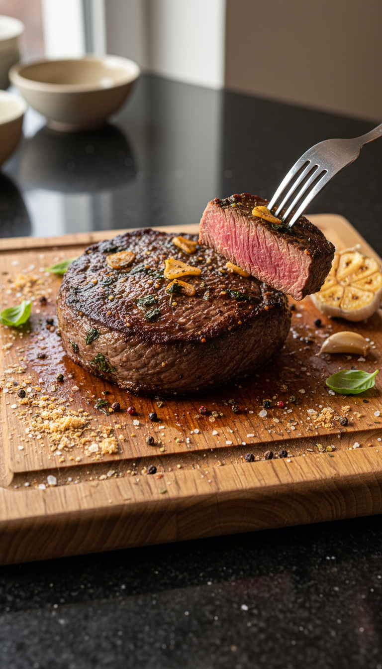 Basilikum Knoblauch Filet Mignon​