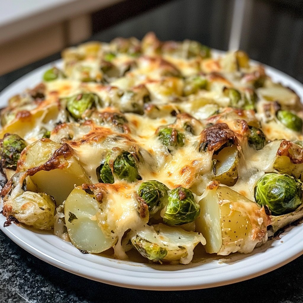 Rosenkohl Kartoffel Auflauf