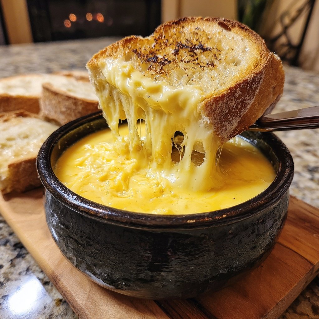 Klassisches Schweizer Käse Fondue