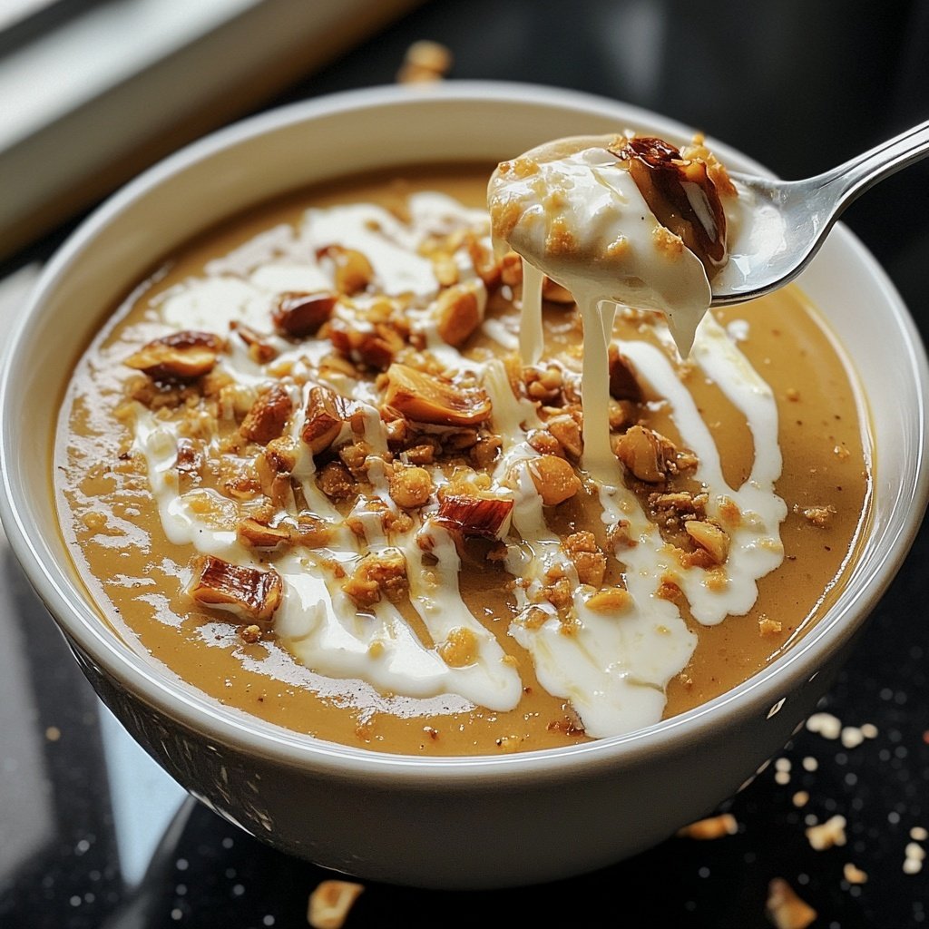 Maronensuppe mit Sahne