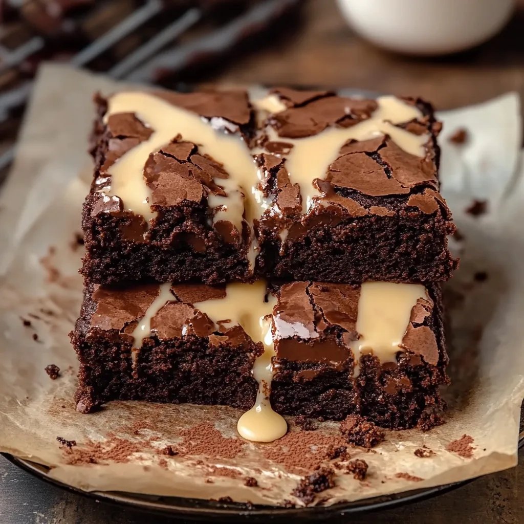 Schokoladen-Käsekuchen-Brownie