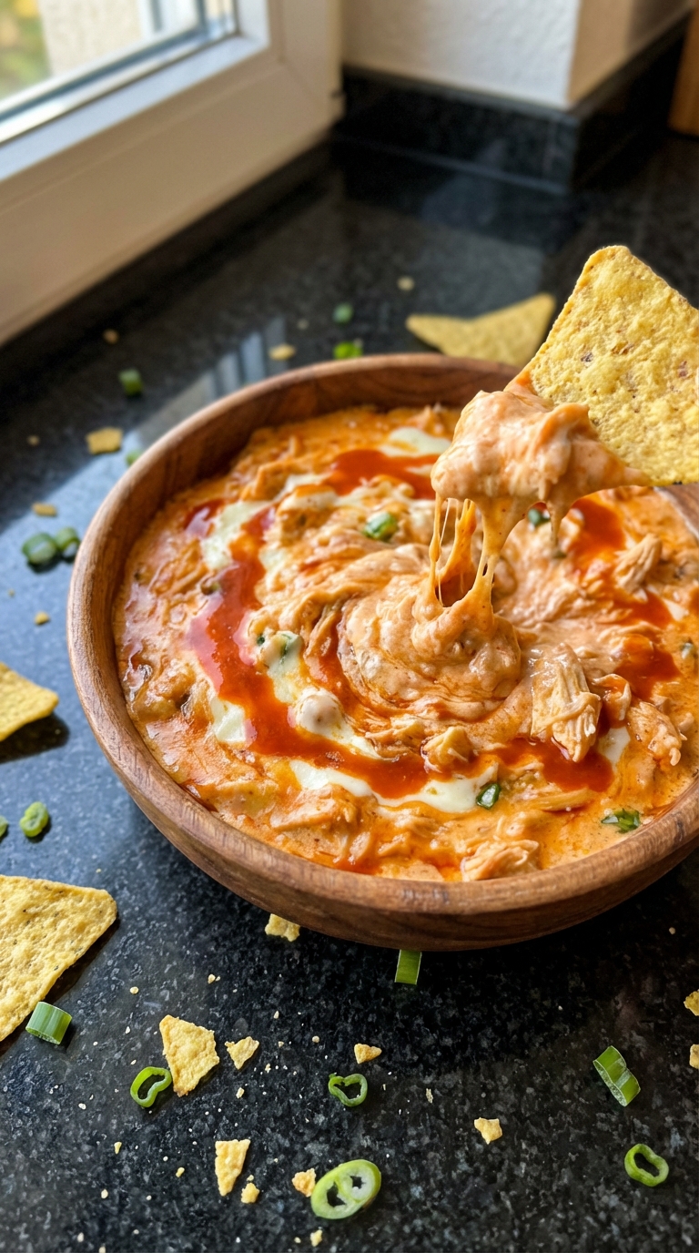 Cremiger Buffalo Hähnchen Dip​