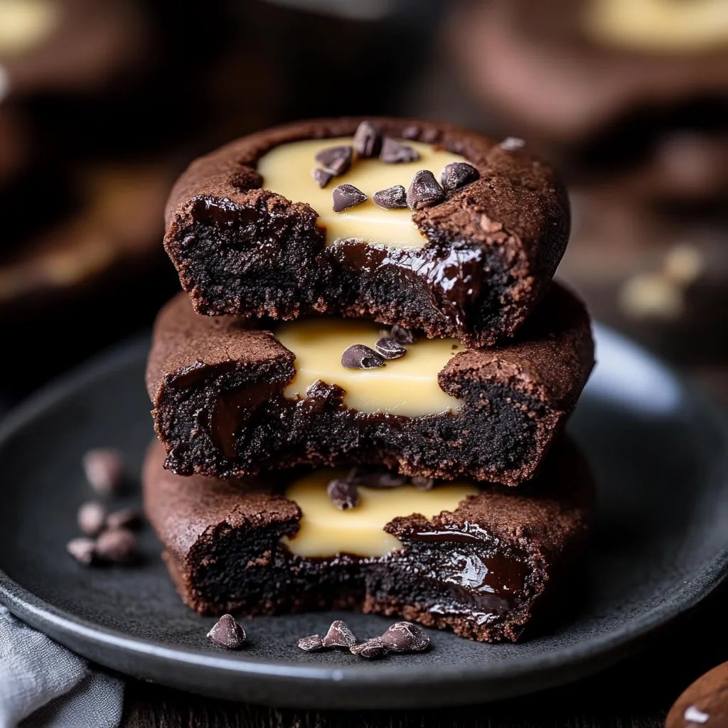 Schokoladen-Cheesecake-Cookies